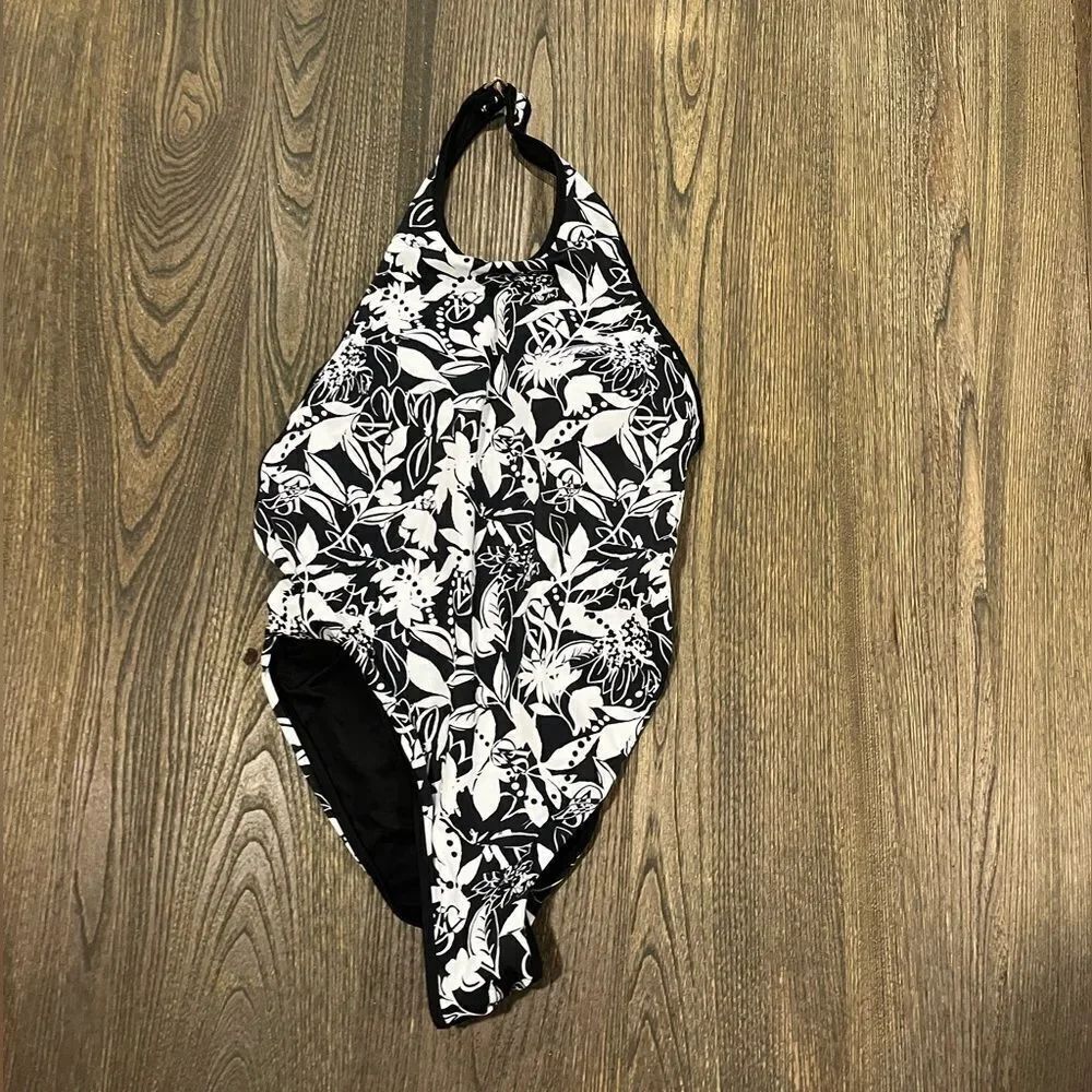 NWOT Victoria’s Secret Swim Floral Backless One Piece Swimwear Multicolor Size M